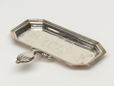 Candle snuffer tray, Board of Ordnance, c.1696 by Anthony Nelme