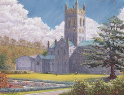 Early Spring, Buckfast Abbey by Anthony Rule