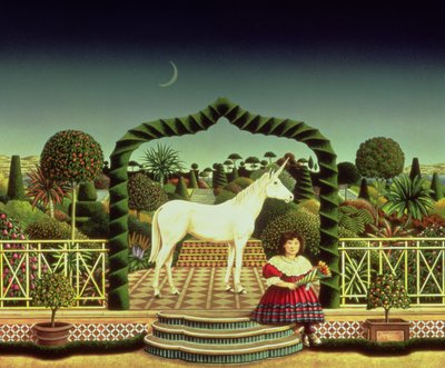 Girl with a Unicorn by Anthony Southcombe