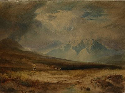 A Moorland, date unknown by Anthony Vandyke Copley Fielding