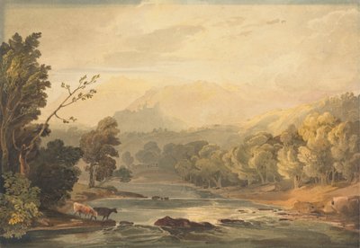 A View on the Brathay near Ambleside by Anthony Vandyke Copley Fielding