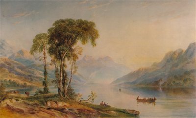 Ben Venue from Loch Achray by Anthony Vandyke Copley Fielding