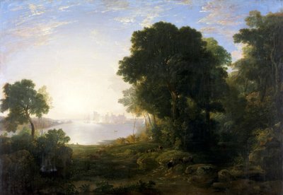 Caernarvon Castle by Anthony Vandyke Copley Fielding