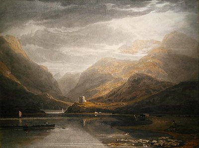 Dolbadern Castle by Anthony Vandyke Copley Fielding
