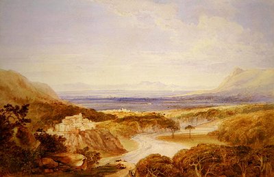 River View by Anthony Vandyke Copley Fielding