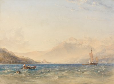 The Head of Loch Fyne, with Dindarra Castle by Anthony Vandyke Copley Fielding