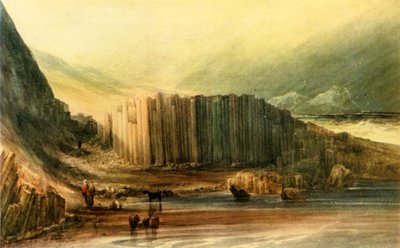 The Isle of Staffa by Anthony Vandyke Copley Fielding