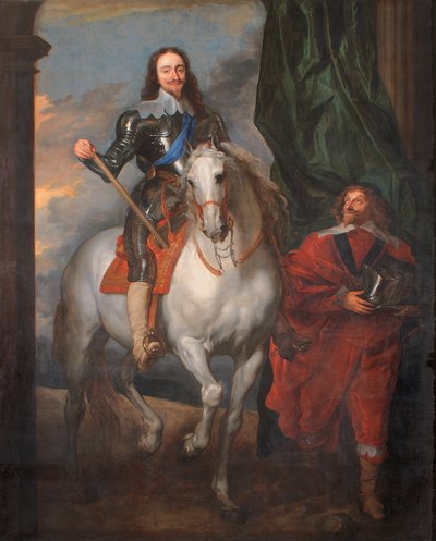 Charles I on Horseback with M. De St. Antoine by Anthony van (after) Dyck