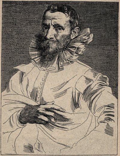 Jan Brueghel the Elder - engraving after Anthony van Dyck by Anthony van (after) Dyck