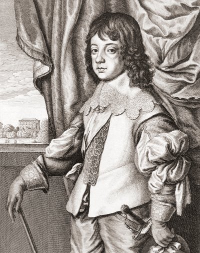 King Charles II of England as a Child by Anthony van (after) Dyck
