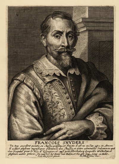 Portrait of Frans Snyders by Anthony van (after) Dyck