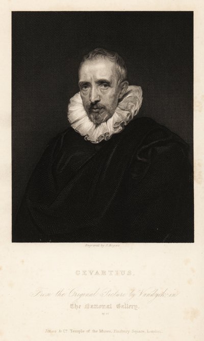 Portrait of John Gaspar Gevartius by Anthony van (after) Dyck