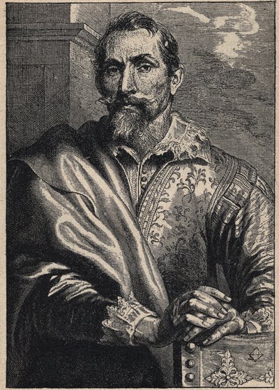 Portrait of Synders (Franciscus Snyders) (Frans Snyders or Snijders) 1579-1657 by Anthony van Dyck by Anthony van (after) Dyck