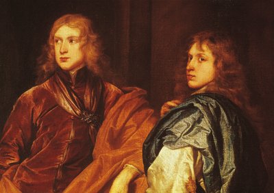 Portrait of two young men by Anthony van (after) Dyck