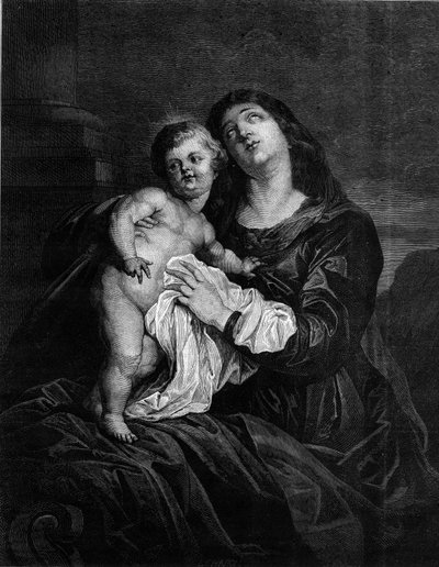 The Virgin and the Child Jesus by Anthony van (after) Dyck