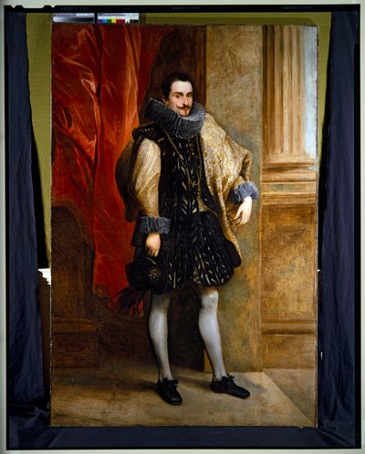 Full-length Portrait, Genoese Nobleman by Anthony van (attr. to) Dyck