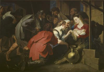 Adoration of the Shepherds by Anthony van (follower of) Dyck