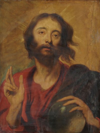 Christ as Saviour of the World by Anthony van Dyck (after)