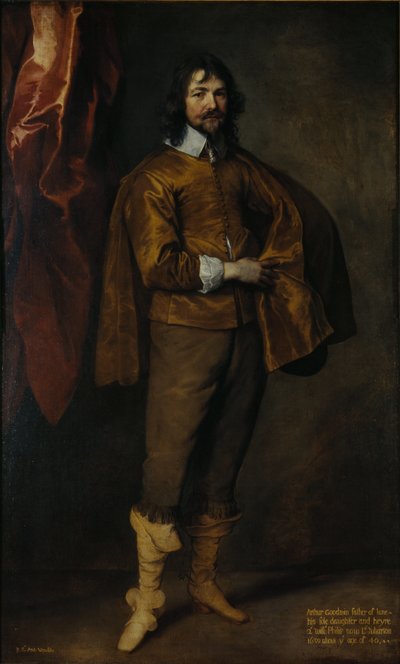 Arthur Goodwin, M.P. by Anthony van Dyck