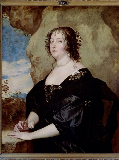 Beatriz van Hemmema, Countess of Oxford, c. 1638 by Anthony van Dyck