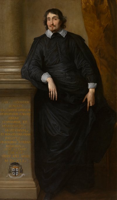 Caesar Alexander Scaglia, Abbot of Staffarda, c.1634 by Anthony van Dyck