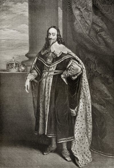Charles I, engraved by Sir Robert Stange, from 
