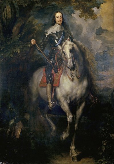 Equestrian Portrait of Charles I by Anthony van Dyck