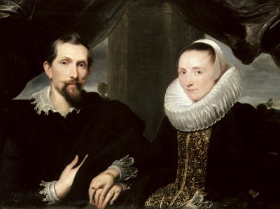 Double Portrait of the Painter Frans Snyders and his Wife Margaretha de Vos by Anthony van Dyck