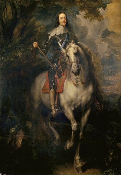 Equestrian Portrait of Charles I by Anthony van Dyck