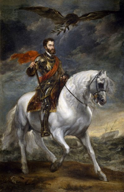 Equestrian portrait of Charles V by Anthony van Dyck