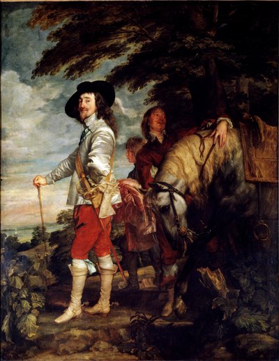 Full-Length Self-Portrait of Charles I of England, Also Known as the King on the Hunt by Anthony van Dyck