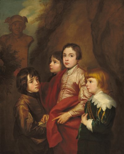 Group of Four Boys by Anthony van Dyck