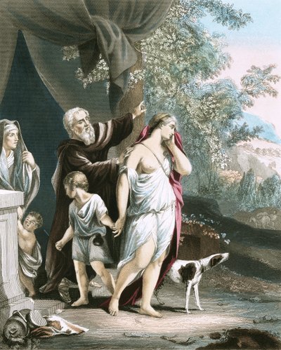 Hagar and Her Son Departing by Anthony van Dyck