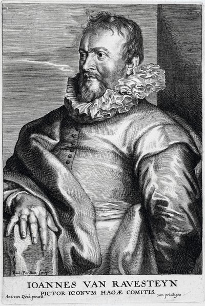 Portrait of Ioannes van Ravesteyn by Anthony van Dyck