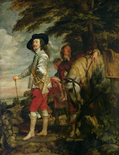 King Charles I (1600-49) of England Out Hunting, c.1635 by Anthony van Dyck
