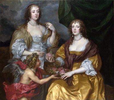 Ladies Elisabeth Thimbleby and Dorothy Viscountess Andover by Anthony van Dyck
