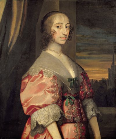 Lady Hoghton, wife of the 1st Baronet, 17th century by Anthony van Dyck