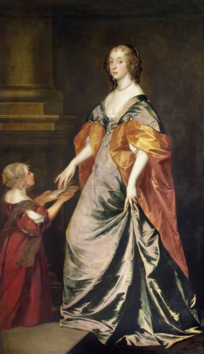 Lady Mary Villiers and Mrs Gibson by Anthony van Dyck
