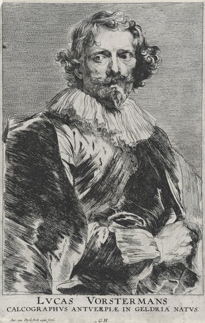 Lucas Vosterman by Anthony van Dyck