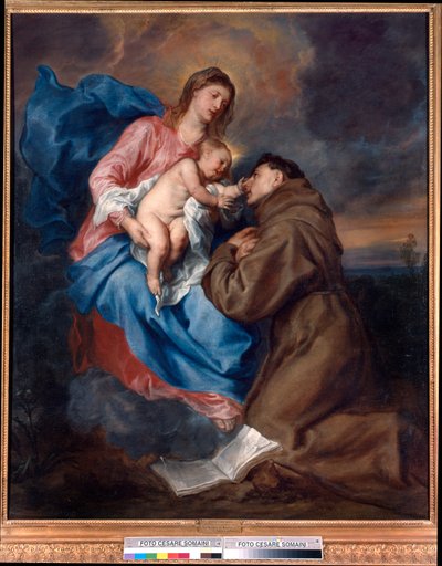Madonna and Child with St. Anthony of Padua by Anthony van Dyck