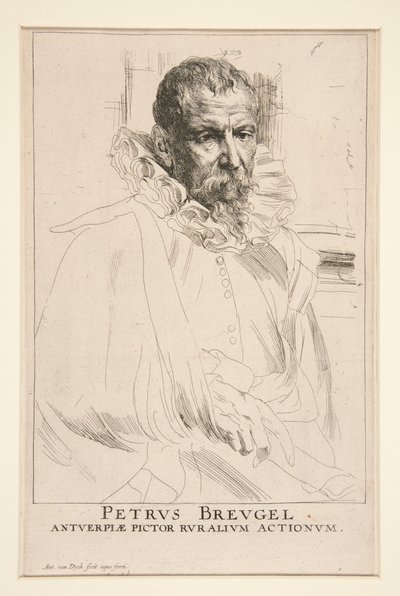Pieter Brueghel, the Younger by Anthony van Dyck