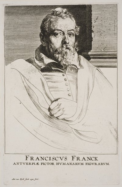 Portrait of Frans Francken by Anthony van Dyck