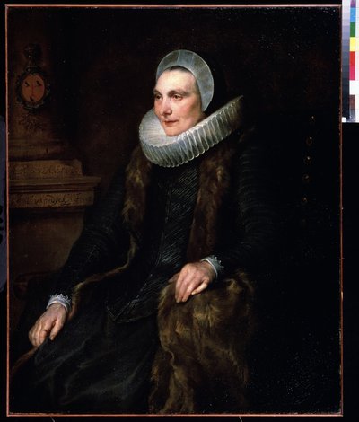 Portrait of Maria Bosschaert by Anthony van Dyck