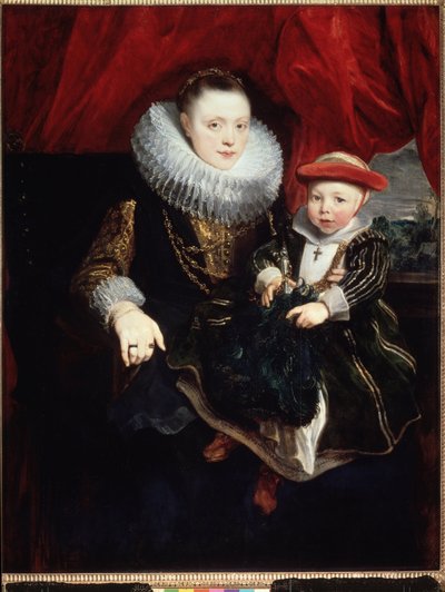 Portrait of a Young Woman with a Child by Anthony van Dyck