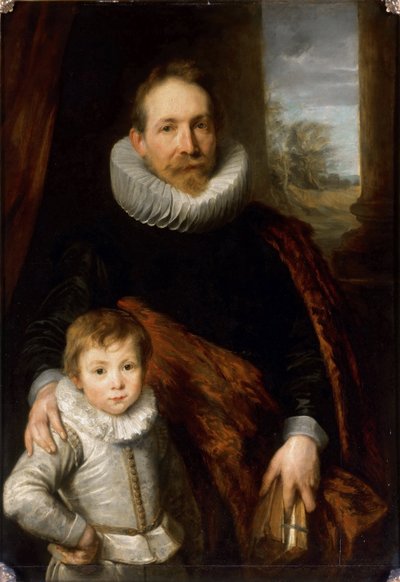 Portrait of Jean Richardot and His Son by Anthony van Dyck