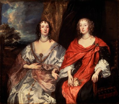 Portrait of Anne Dalkeith and Anne Kirke by Anthony van Dyck