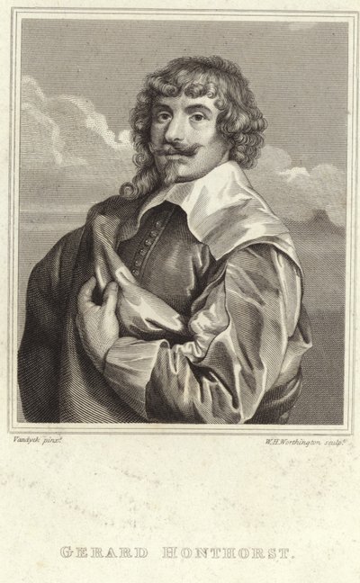Portrait of Gerard van Honthorst by Anthony van Dyck