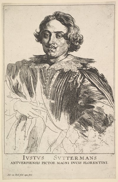 Portrait of Justus Suttermans by Anthony van Dyck