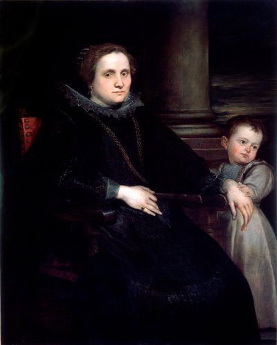 Portrait of Lady with Child by Anthony van Dyck