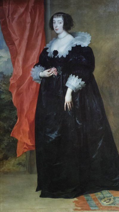 Portrait of Marguerite of Lorraine, Duchess of Orleans by Anthony van Dyck